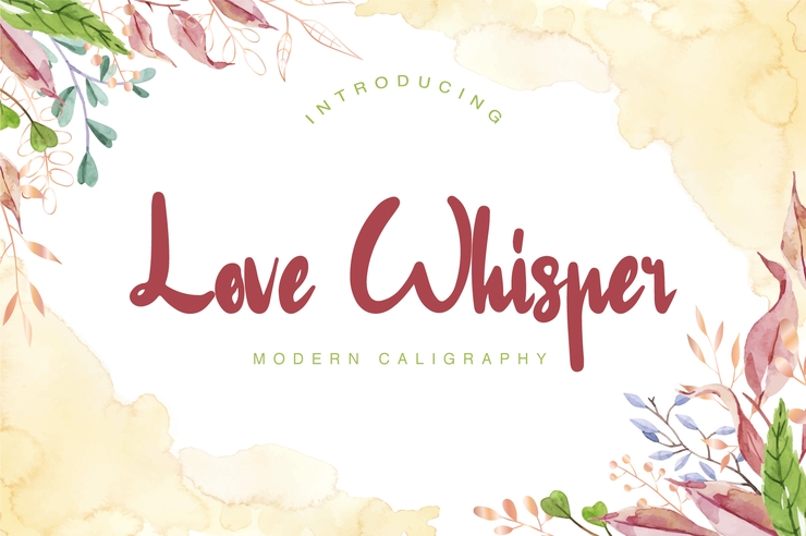 Love Whisper字体 6
