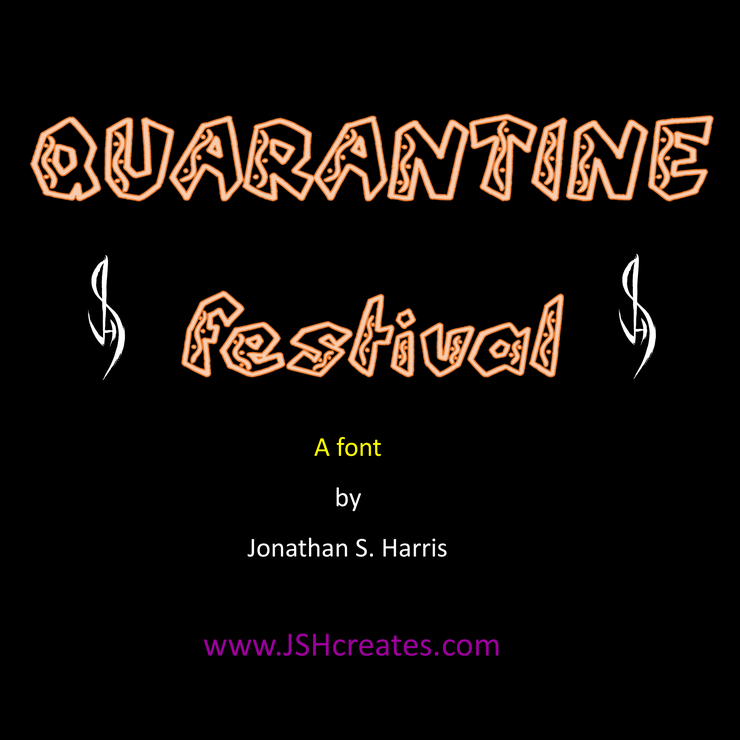 QUARANTINE festival字体 1