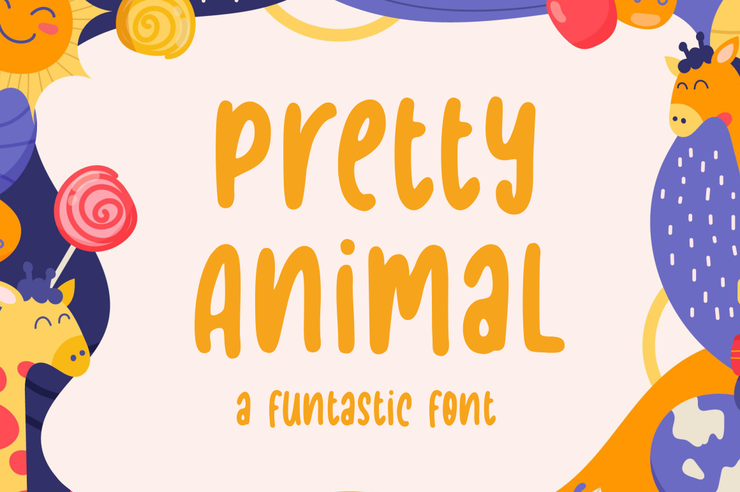 Pretty Animal字体 6