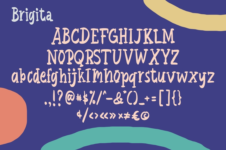 Brigita字体 3