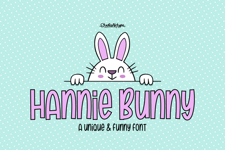 Hannie Bunny字体 1