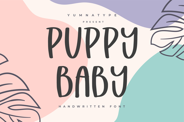 Puppy Baby字体 3