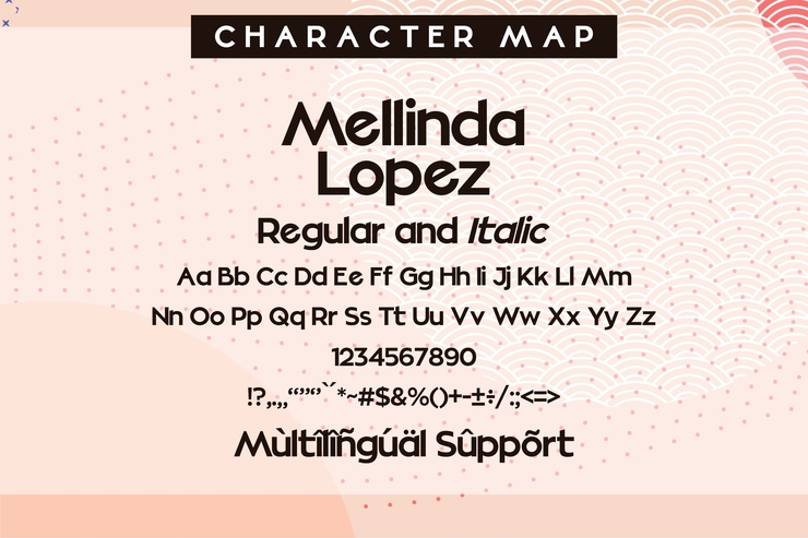 Mellinda Lopez字体 10