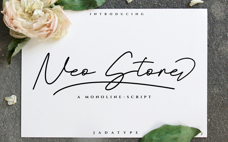 Neo Stone字体 1