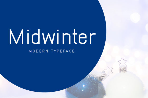 Midwinter字体 2