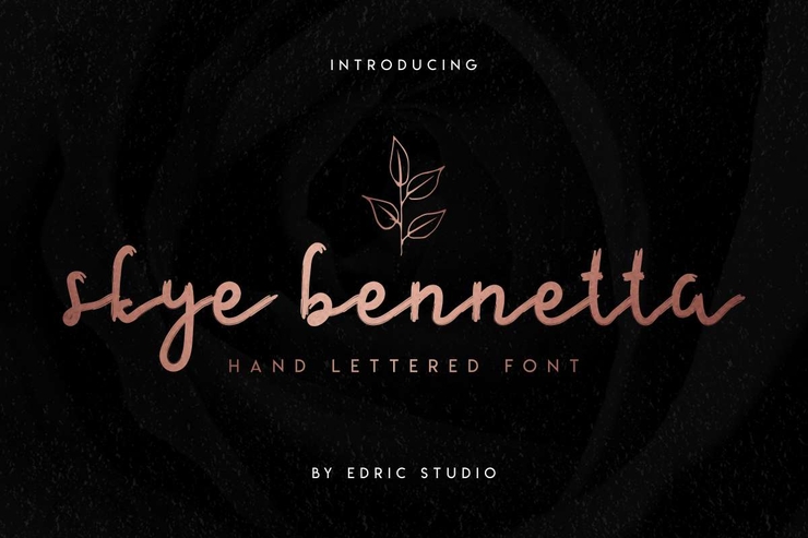 Skye Bennetta字体 1