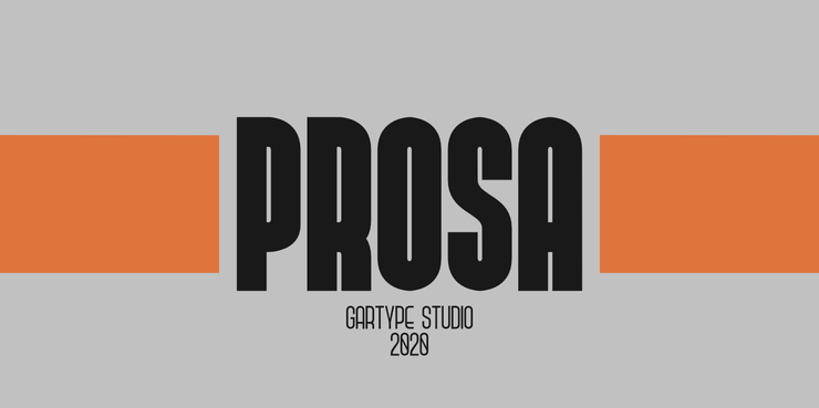 Prosa GT字体 1