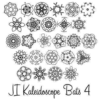 JI Kaleidoscope Bats 4字体 1
