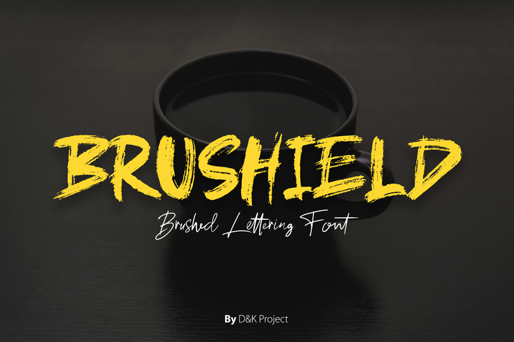 brushield字体 1