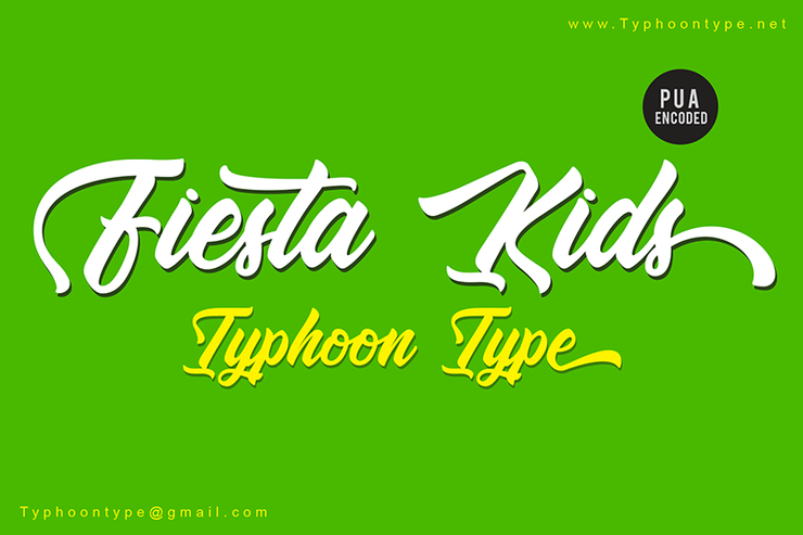 Fiesta Kids字体 1