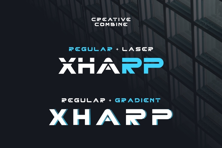 XHARP字体 5