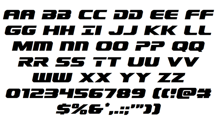 Dekaranger字体 1