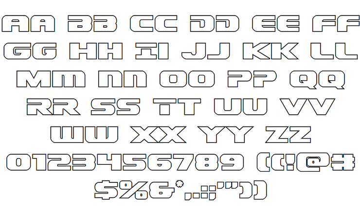 Dekaranger字体 4