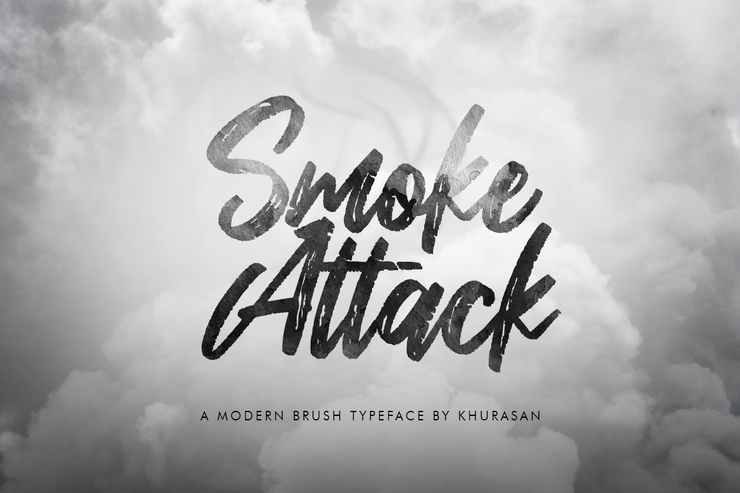 Smoke Attack字体 1