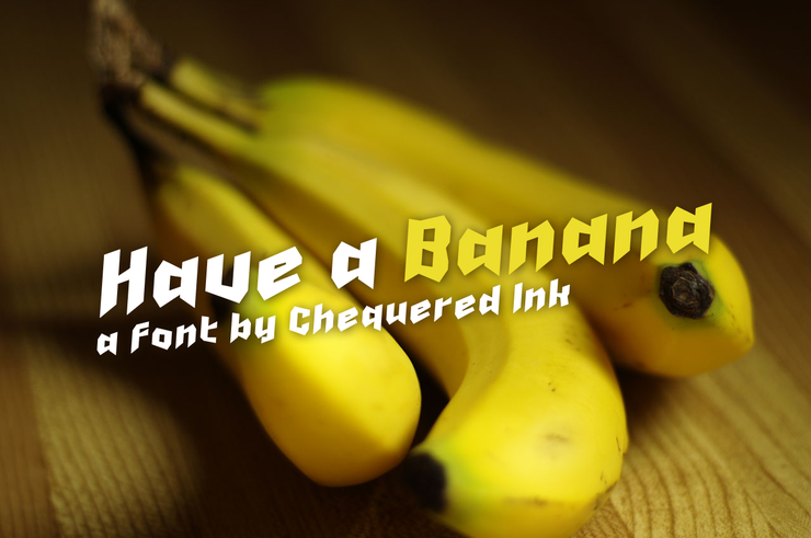 Have a Banana字体 1