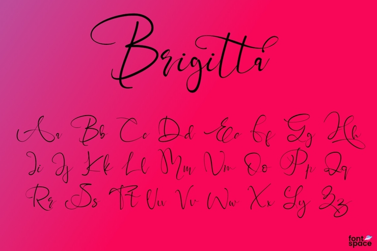 Brigitta字体 1