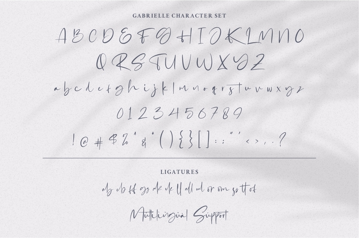 Gabrialle字体 3