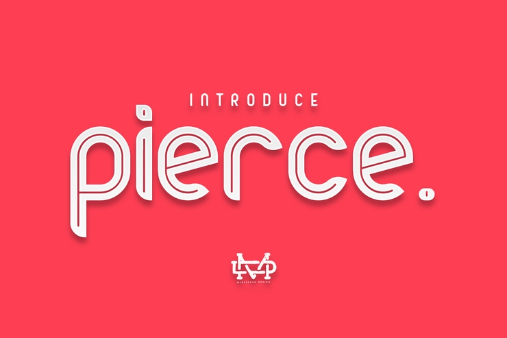 Pierce字体 4