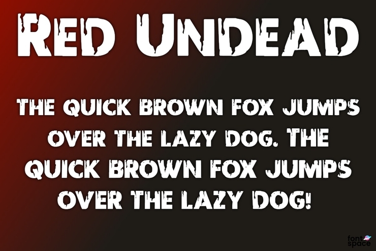 Red Undead字体 1