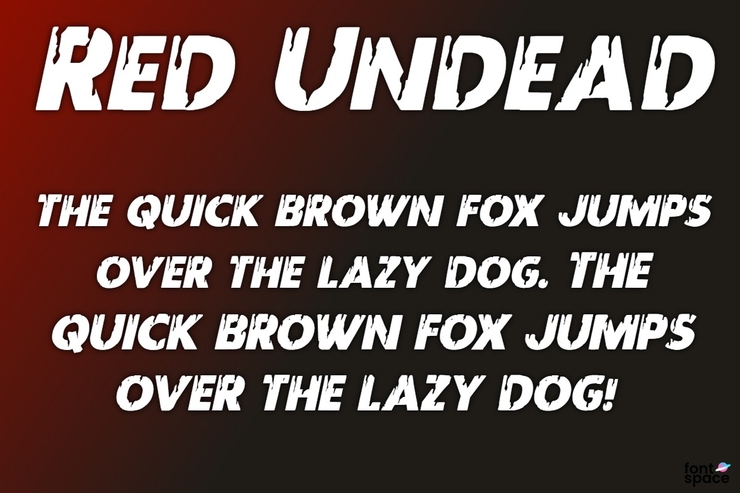 Red Undead字体 2