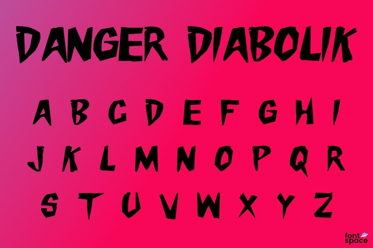 Danger Diabolik字体 2