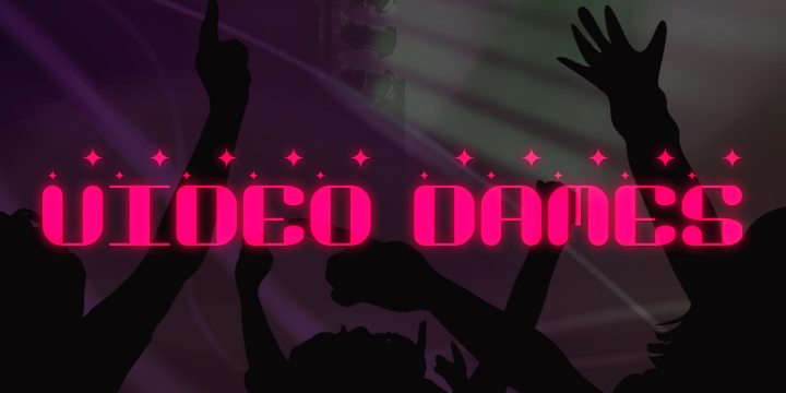 Video Dames字体 2