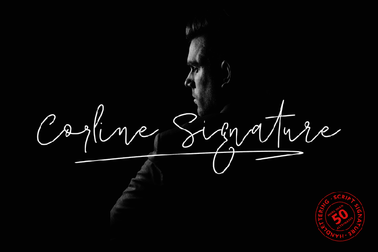 Corline Signature字体 1