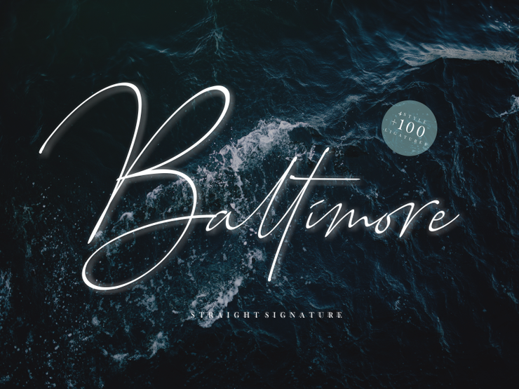 Baltimore Bold字体 1