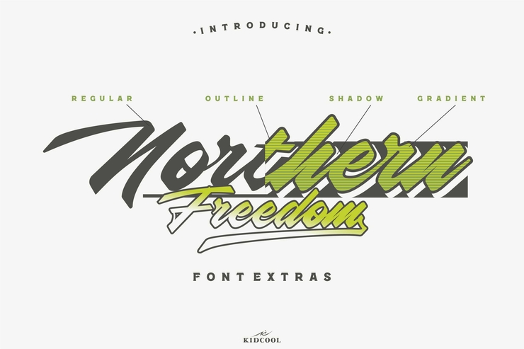 Northern Freedom字体 3