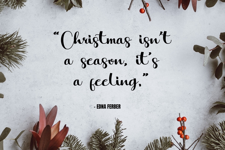 After Christmas字体 3