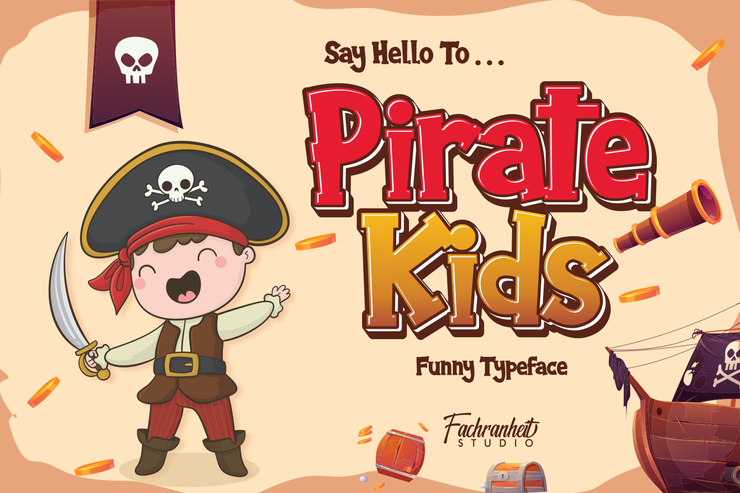 Pirate Kids字体 1
