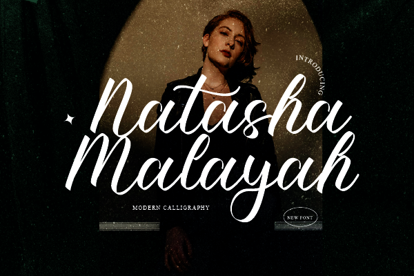 Natasha Malayah字体 2