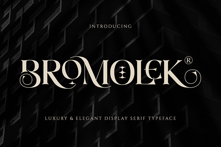 Bromolek字体 1