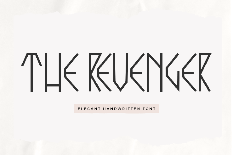 The Revenger字体 1