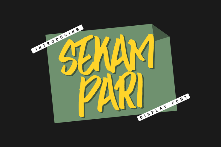 SEKAM PARI字体 6