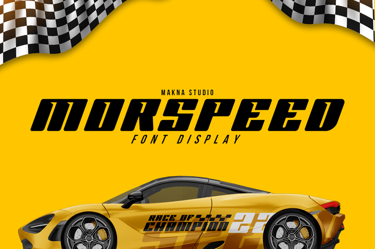 MORSPEED字体 2