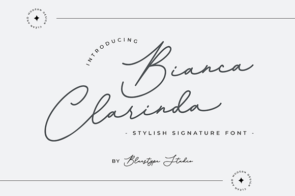 Bianca Clarinda字体 6