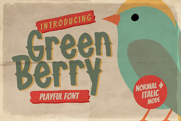 Green Berry字体 1