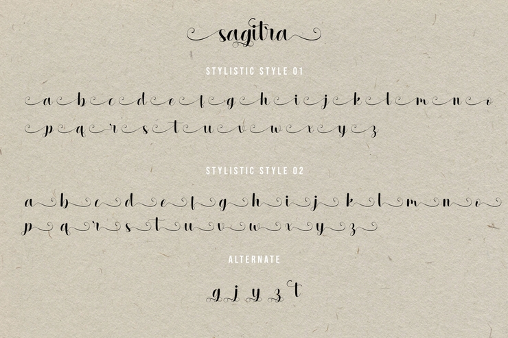 Sagitra字体 2