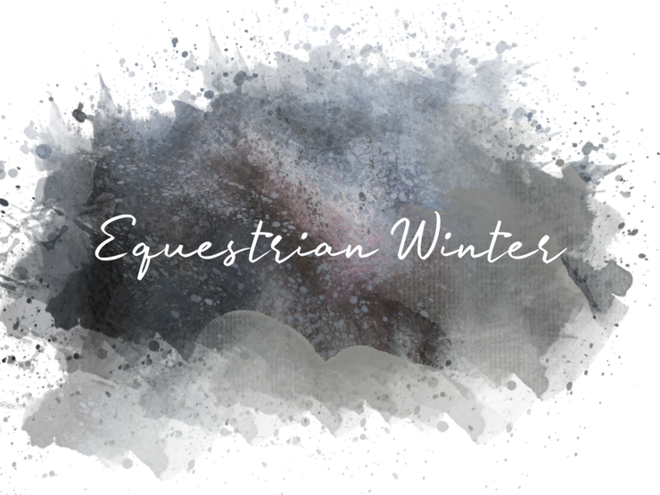 e Equestrian Winter字体 1