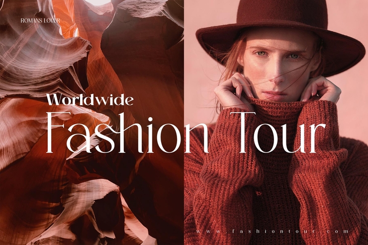 Romans lovers Light字体 9