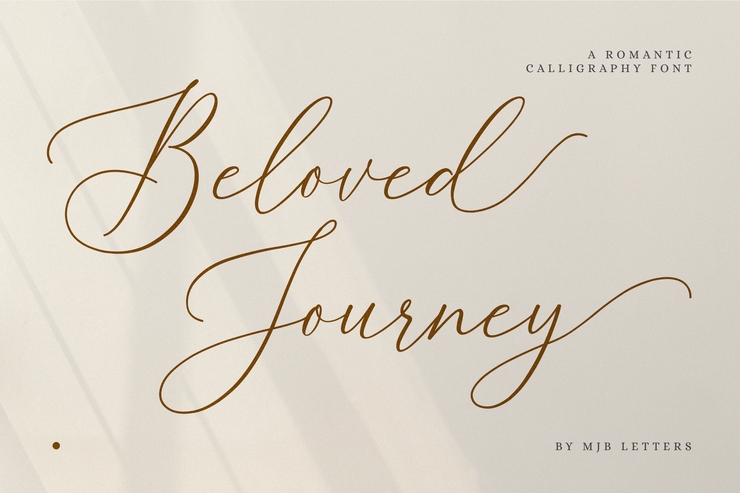 Beloved Journey字体 2