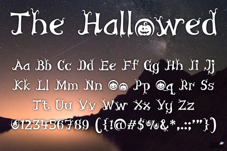 The Hallowed字体 1