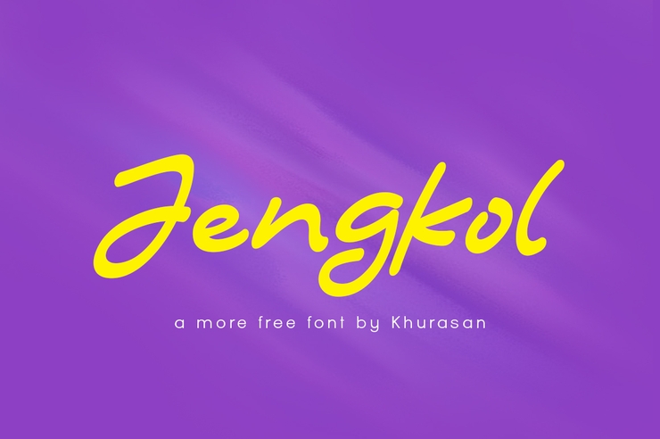 Jengkol字体 1