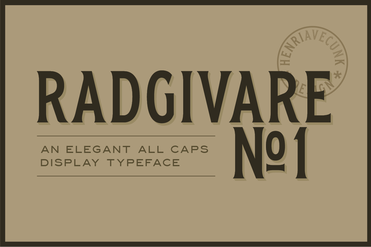 Radgivare No 1字体 4