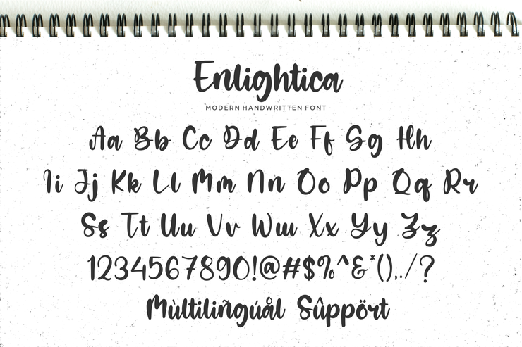 Enlightica字体 8
