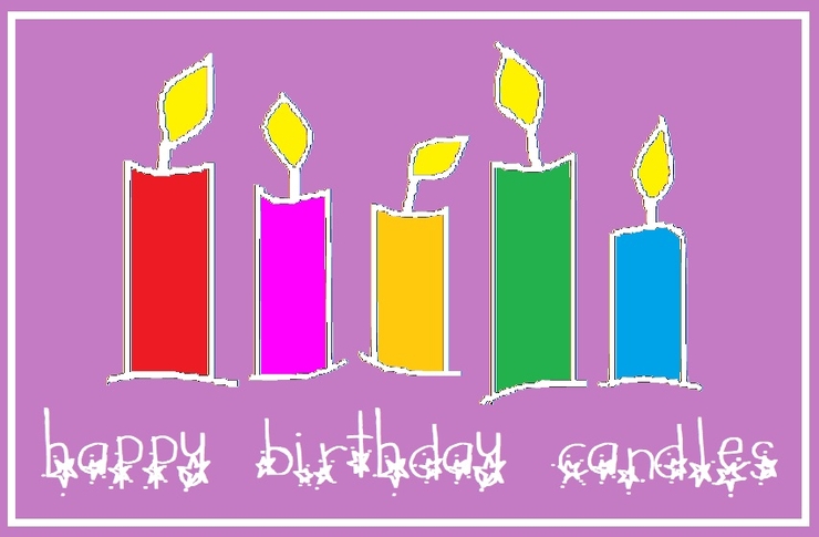 Happy Birthday Candles字体 3