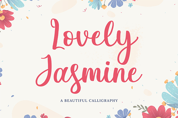 Lovely Jasmine字体 2