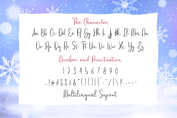 Warm Christmas字体 1
