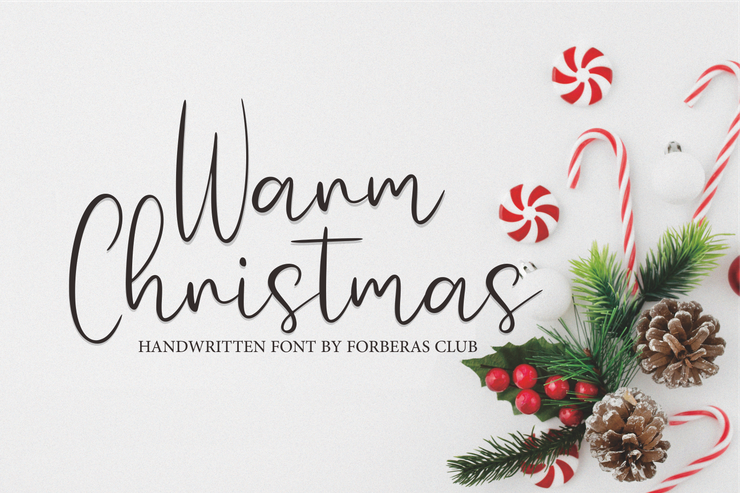 Warm Christmas字体 3